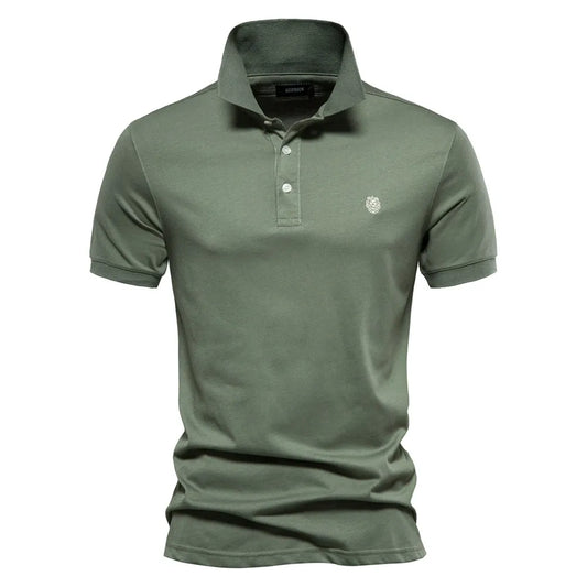 Classic Cotton Embroidered Polo Shirt